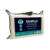 Travesseiro Nasa Poliuretano 45x65 cm Duoflex Duplo Nasa Creme