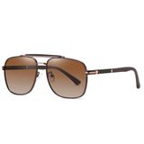 Óculos De Sol Masculino Clássico Lentes Gradiente Uv400