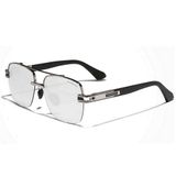 Óculos De Sol Masculino Quadrado Design Retro Proteção Uv400