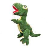 Dinossauro Tiranossauro Rex Pelúcia Green  32 Cm Altura