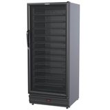 Adega Venax 285 Litros Preto Fosco Porta De Vidro Para 83 Garrafas 127v 7849