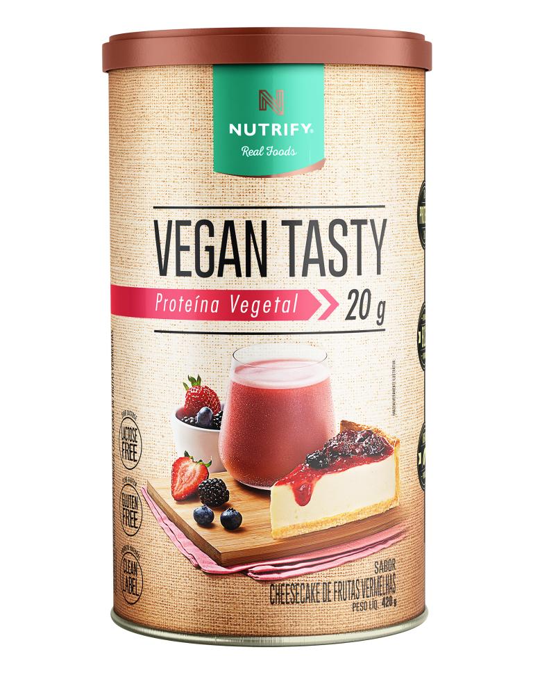 Vegan Tasty 420g Nutrify - Cheesecake De Frutas Vermelhas