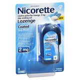 Pastilhas Nicorette Nicotine Polacrilex Coated Ice Mint 20 Cada Por Nicorette (pacote Com 6)