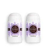 Lavanila - O Desodorante Saudável 2 Pacote. Desodorante De Alumínio, Vegano, Limpo E Natural - Conjunto De Lavanda De Baunilha (pacote De