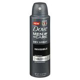 Spray Seco Antitranspirante Dove Men+care Invisível 3,8 Oz Da Axe (pacote Com 4)