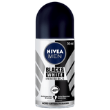 Desodorante Roll On Nívea Invisible Black &amp; White Power 50ml