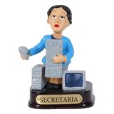 Miniatura Secretaria Em Resina 8 Cm