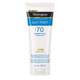 Protetor Solar Corporal Neutrogena Sun Fresh Fps70 200ml