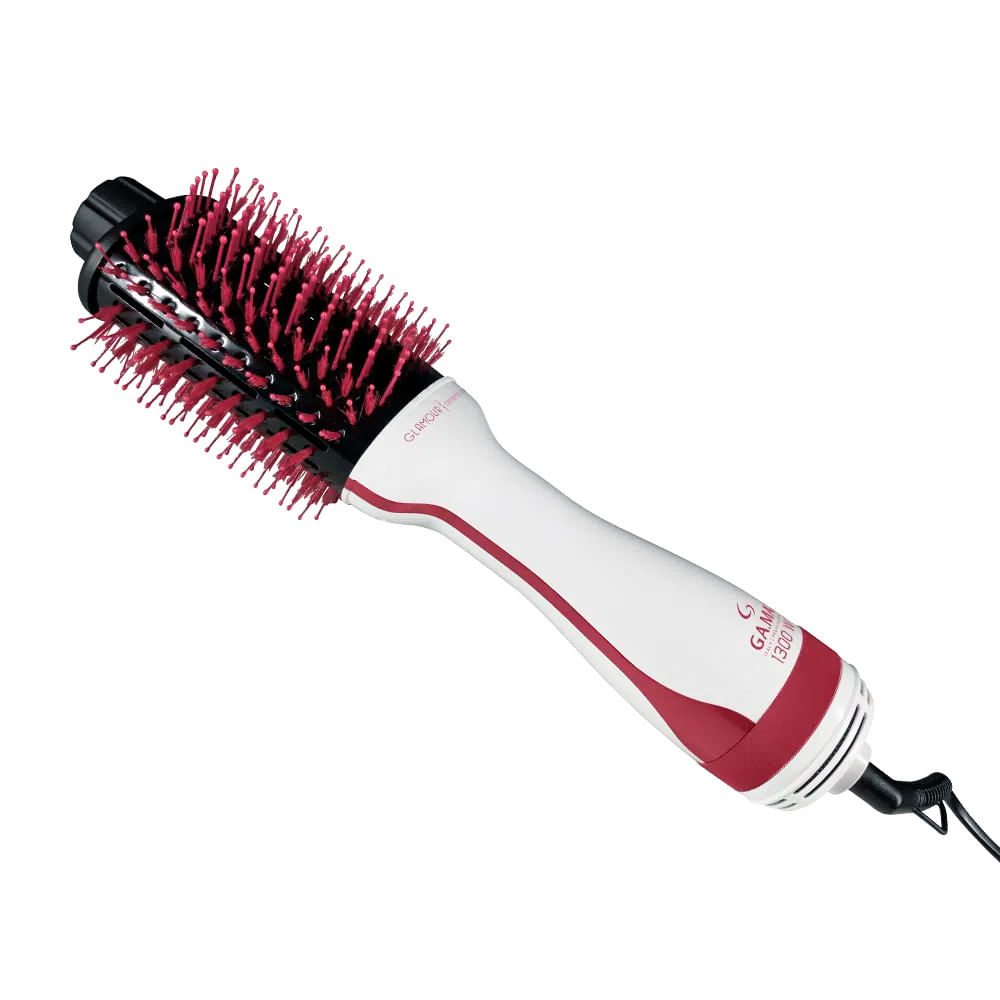 Escova Secadora Gama Glamour Pink Brush Ceramic Ion 1300w