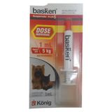 Vermífugo Knig Basken Suspensão Plus5 Para Cães E Gatos Até 5 Kg - 1 Ml