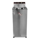 Fritadeira Elétrica De Piso Água E Óleo Fap8  15 Litros 8000w Inox - Skymsen 220v Skymsen