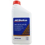 Óleo Lubrificante Do Motor Acdelco Sp 5w30 Dexos1 100% Sintético 1l