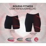 Short Com Infravermelho Longo E Proteção Ufp 50+ Beleza e Sa