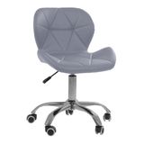 Cadeira Office Eiffel Slim Ajustável Base Giratória Cinza