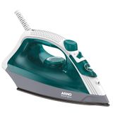 Ferro a Vapor Elétrico Arno Steamgliss FSGP 1200W com Base Antiaderente e Função Spray Verde - 220V