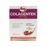 Colagentek Beauty Colágeno Maçã Com Canela 3,5g Vitafor 30 Sachês