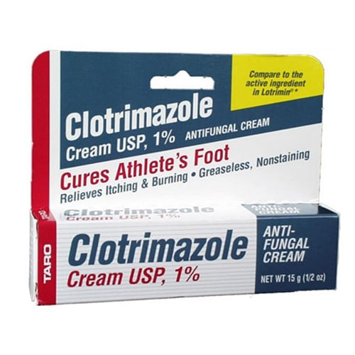 Creme Antifúngico Clotrimazol 1% 15 Gramas Da Taro (pacote Com 6)