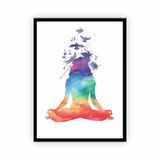 Quadro Namastê - Meditação - Ioga - Yoga - Reiki - Chakra