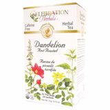 Chá Torrado Com Raiz De Dente-de-leão Orgânico 24 Saquinhos Da Celebration Herbals (pacote Com 6)