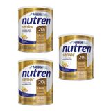 Kit Com 3 Nutren Senior Sem Sabor 740g