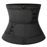 Cinta Abdominal Para Atletas Com Trama De Aço Preto Gg