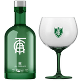 Kit Gin Bë América Mineiro Garrafa Verde 750 Ml Com Taça