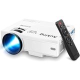 Projetor De Filmes Portátil Auking Mini 2021 Atualizado, 55000 Horas Multimídia, Compatível Com Full Hd 1080p Hdmi, Vga, Usb, Av, Laptop, Sm