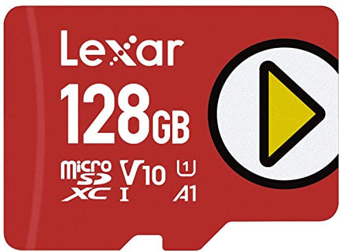 Lexar Play 128gb Microsdxc Uhs-i-card, Até 150mb/s Leitura, Compatível Com Nintendo-switch, Dispositivos De Jogos Portáteis, Smartphones E T