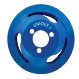 Polia Bomba D&#39;agua Motor Ap Aluminum Azul