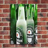 Placa Decorativa Bebidas Heineken Tamanho:20x30cm
