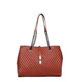 Bolsa Handbag Feminina Matelassê Alça Corrente Ombro Casual