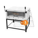 Kit - Forno Gás Industrial Roma Inox Firi110 + Grade Extra - Venâncio