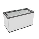 Freezer Horizontal Congelados Tampa Vidro 318L NF40 Metalfrio 220V