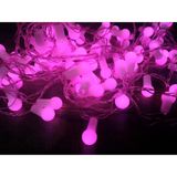 Pisca-pisca Sequencial 100 Leds Rosa 127v - Rio De Ouro