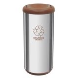 Lixeira Inox Capsula Selecta Plus Basculante 40L Mar 94539203