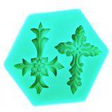 Molde Silicone Cruz Decorada