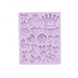 Molde Em Silicone Mix Coroa Lacos