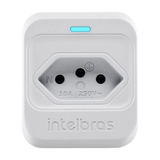 Tomada Protetor Elétrico Contra Surtos Intelbras Eps 301 Bivolt Branco