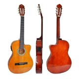 Violão Flat Eletroacústico Nylon Nf14 Nt Giannini Afinador