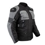 Jaqueta Impermeável Armor Lady Feminina Moto Viagem Texx - Xl - Preto E Cinza