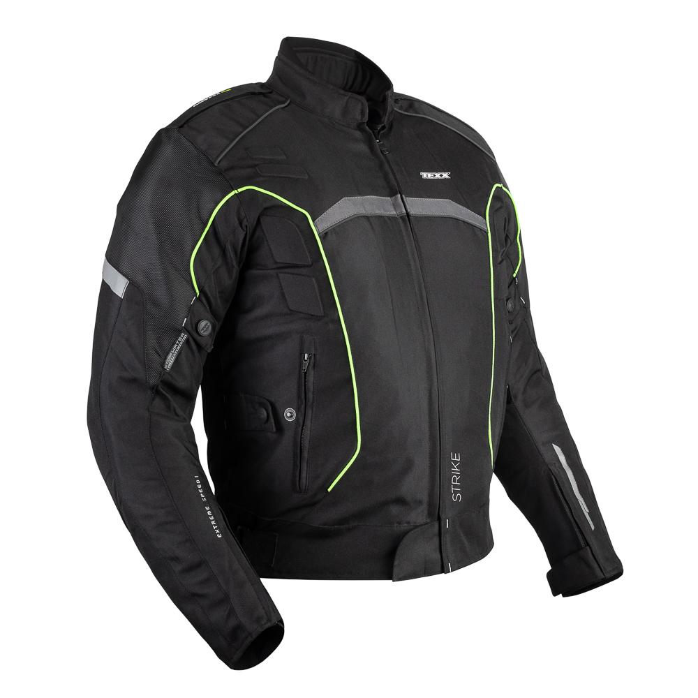 Jaqueta Impermeável Moto New Strike V2 Texx Motoqueiro Chuva - L - Preto E Verde