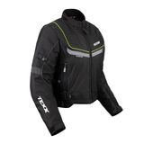 Jaqueta New Strike V2 Lady Moto Impermeável Feminina Texx - S - Preto E Verde