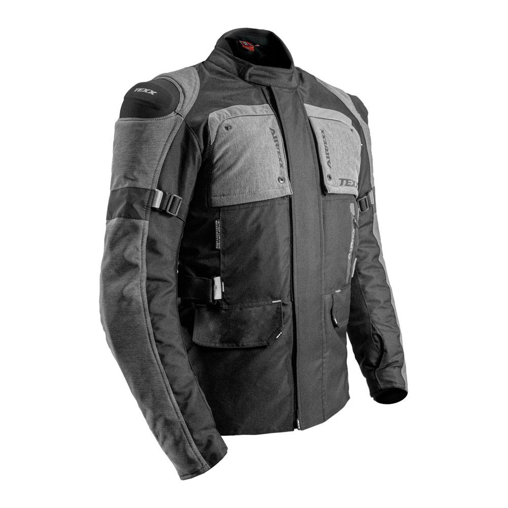 Jaqueta Armor Impermeável Moto Viagem Motociclista Texx - 2xl - Preto E Cinza