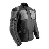 Jaqueta Armor Impermeável Moto Viagem Motociclista Texx - M - Preto E Cinza