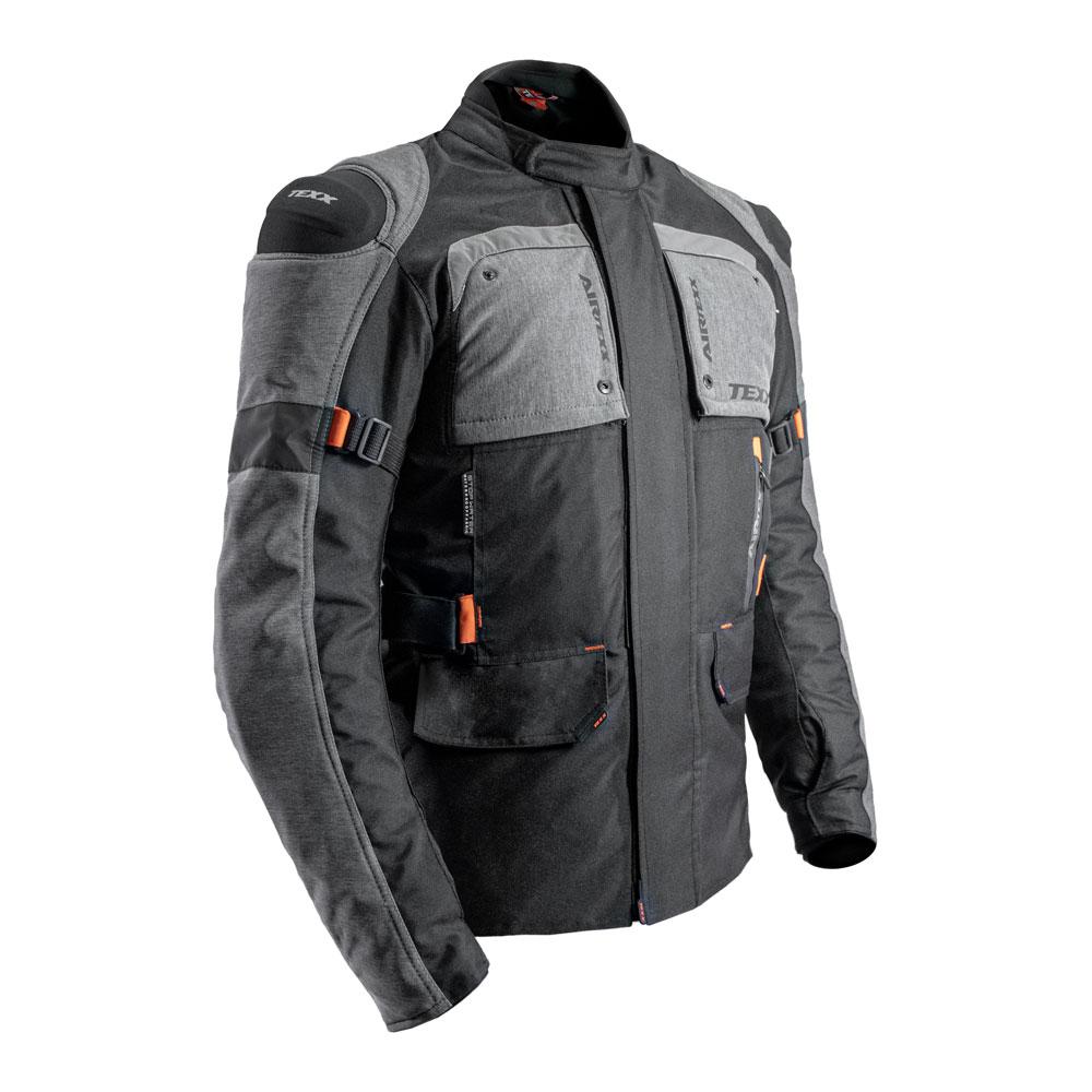 Jaqueta Armor Impermeável Moto Viagem Motociclista Texx - Xl - Preto E Laranja