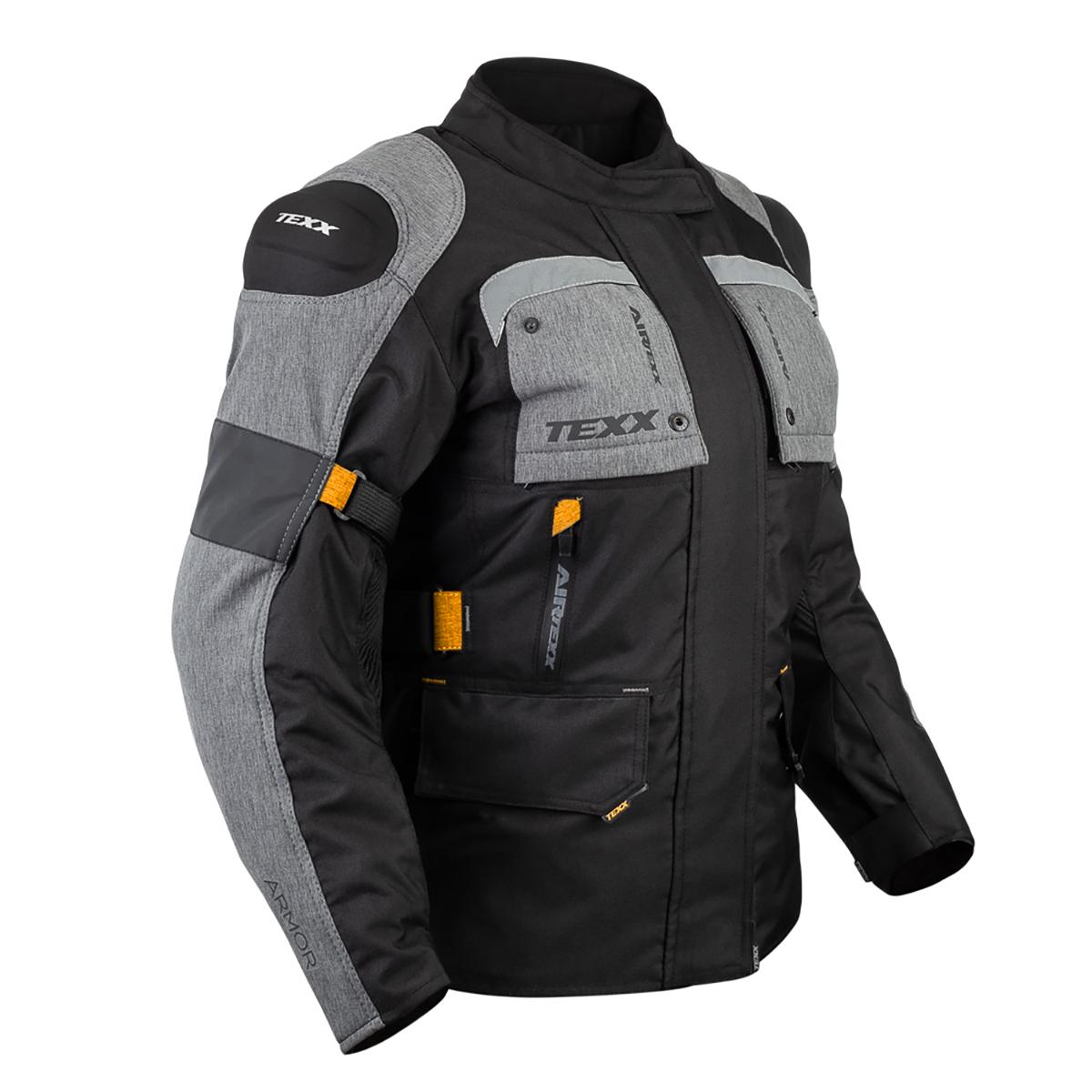 Jaqueta Impermeável Armor Lady Feminina Moto Viagem Texx - 2xl - Preto E Laranja