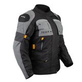 Jaqueta Impermeável Armor Lady Feminina Moto Viagem Texx - M - Preto E Laranja