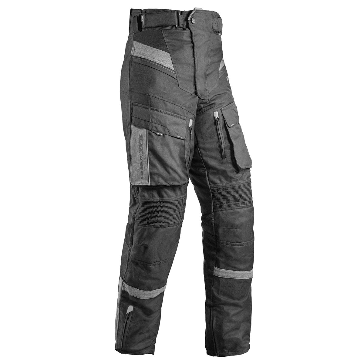 Calça Armor Texx Masculina Moto Impermeável Viagem Frio - Preto E Cinza - Xl