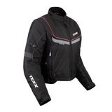 Jaqueta New Strike V2 Lady Moto Impermeável Feminina Texx - S - Preto E Vermelho