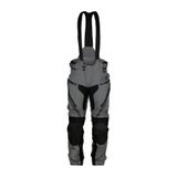 Calça Asw Tsunami Impermeável Big Trail Moto Motociclismo - Cinza E Preto - 2xl